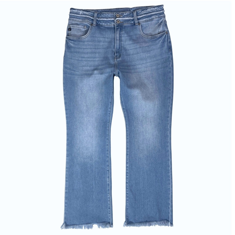KANCAN High Rise Bootcut Jeans 32 14 Cowgirl Country Concert 221745 Boho 90s